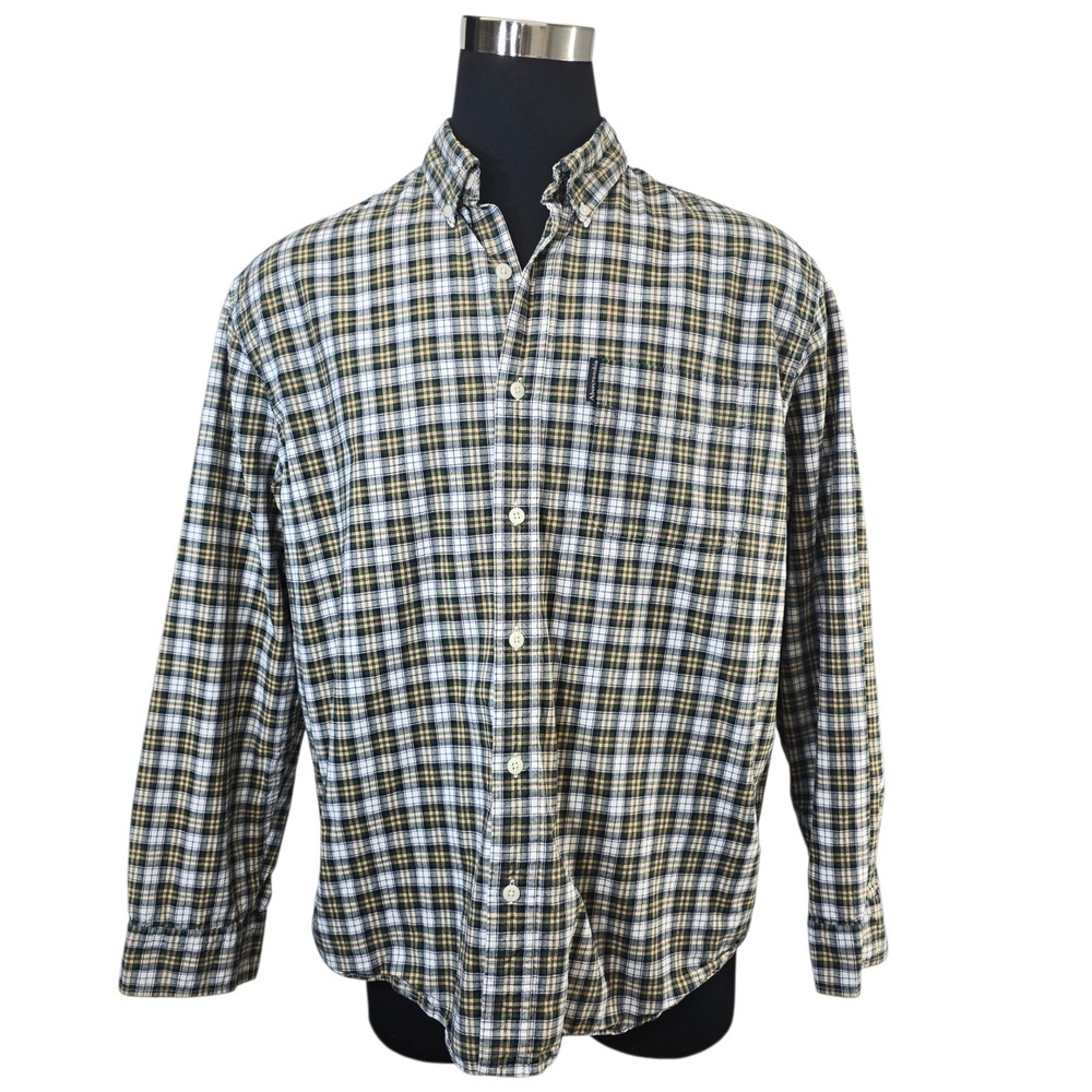 Abercrombie & Fitch Plaid Button Down Shirt Long Sleeve Classic Fit L